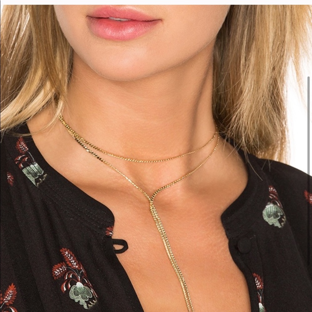 8 Other Reasons Nine Lives Choker in Rose Gold NEW
